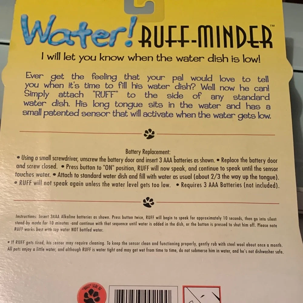 Water Dish Indicator for Dogs